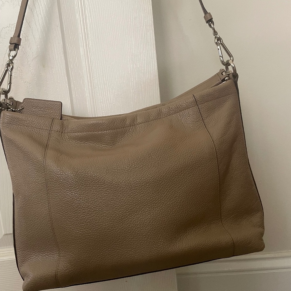 Coach pebble leather bag